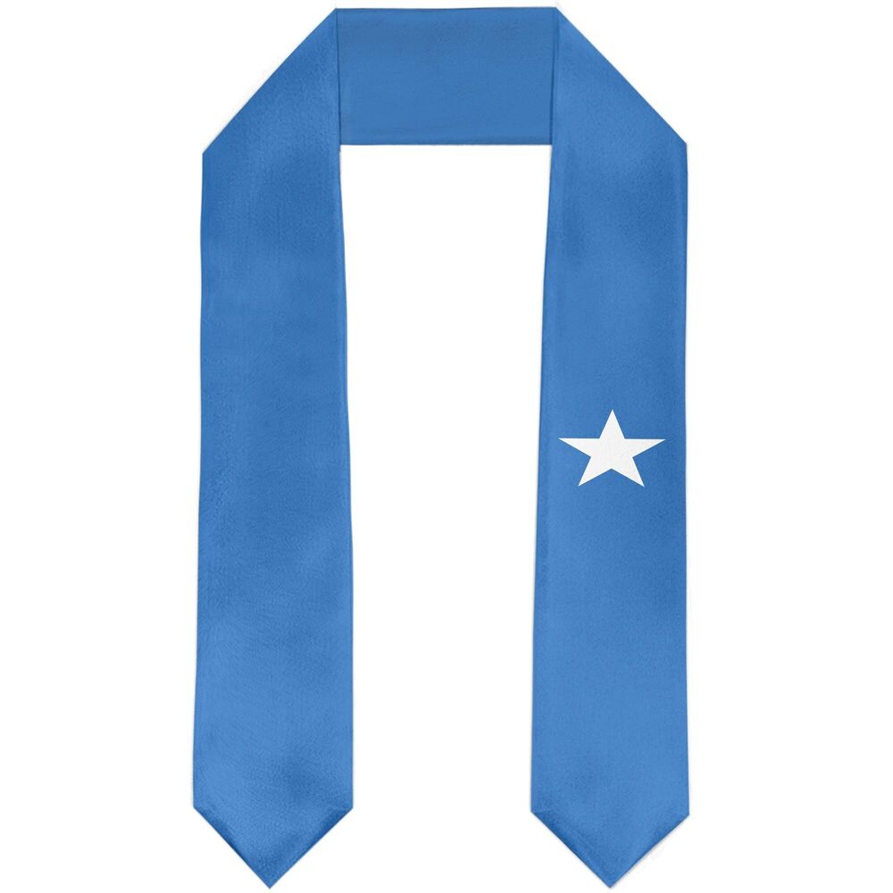 8864 Somalia Flag Graduation Stole Satin Sash Scarf for Study Aboard